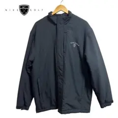 美品　Nike Golf ブラックジャケット 中綿入り