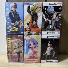 新品・未開封】プライズフィギュア 6点セット まとめ売り - メルカリ