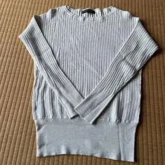 【ユウ様専用】ロートレアモン ニット　オフホワイト✖️グレーのラメ　長袖