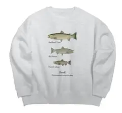 【Brook】 スウェット　トレーナー　魚　M