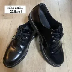 niko and...フェイクレザープレーントゥシューズ　L size