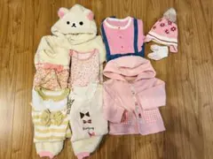 女の子　冬服まとめ売り　70〜80