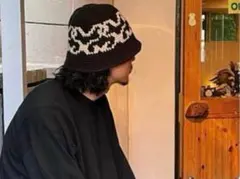 クラッシャーハット ニット バケット 韓国 ストリート 男女兼用