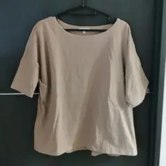 スタディオクリップ ベージュ 半袖 ビッグ Tシャツ Sのサムネイル