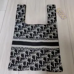 D.KELLY ニットバッグ ラージ ダークグレー