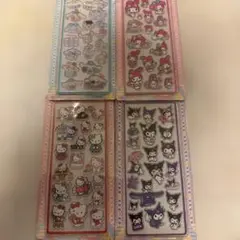 サンリオ　アクリルシール 4枚セット