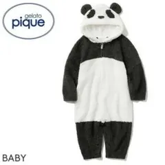 限定品 ジェラートピケ パンダ ベビー カバーオール