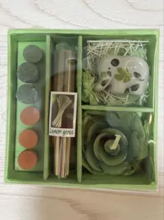 タイのお香 アロマキャンドル ミニセット [レモン]