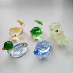 ガラス細工　5点セット