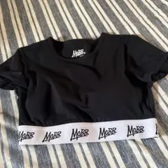 MOBB. クロップドTシャツ ブラック S