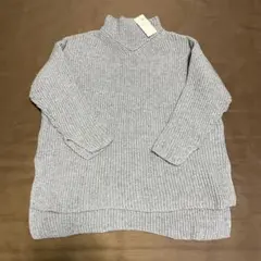 ☆ earth music＆ecology ☆ ボトルネック畦ニットチュニック