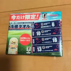 サッカー日本代表2026応援冷感タオル