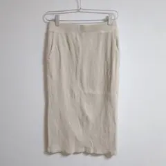 UNIQLO【S】リブスカート♡ナチュラル♡コーデュロイ♡ウエストゴム