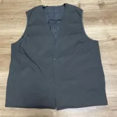 muji labo グレー L-XL ダウンベスト 21 aw ポケッタブル