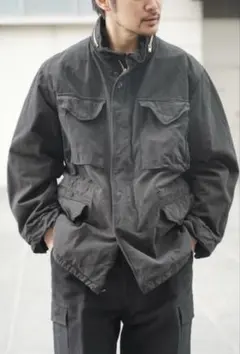25AW comoli 製品染 M65 ブラック サイズ1 - メルカリ