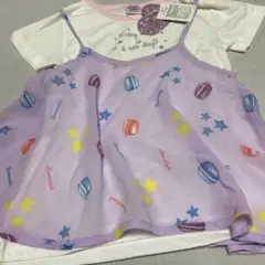 【新品】cutiepeco Tシャツとキャミソールセット 140cm 送料込み