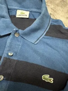 LACOSTE ラコステ 長袖ポロシャツ ボーダーのサムネイル