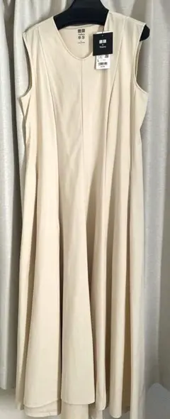 UNIQLO x Theory ノースリーブワンピース L ナチュラル