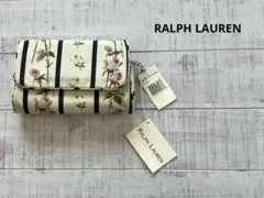 新品未使用品　RALPH LAUREN ポーチ 花柄 ストライプ ミラー付きのサムネイル