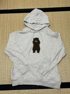 グラニフ graniphフード付き長袖パーカー　イナイイナイベア　L　綿100%