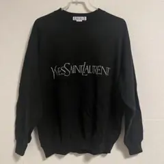 YVES SAINT LAURENT イヴサンローラン　ロゴ　刺繍　スウェット