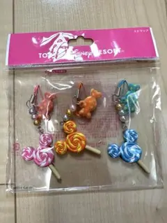 東京ディズニーリゾート ミッキー型キャンディストラップ 3個セット