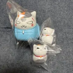 夏目友人帳　一番くじ　ニャンコ先生　ソフビフィギュア　ガチャ