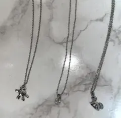 ディズニー ミッキー アクセサリー ネックレス 3点セット