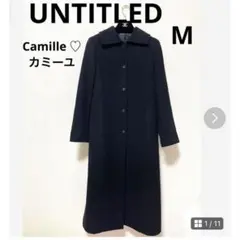 アンタイトル UNTITLED ステンカラーコート ブラック サイズ9 Mサイズ