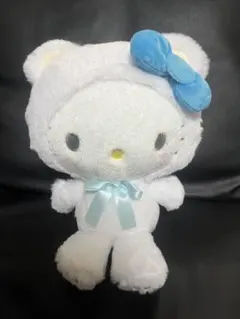 サンリオキャラクターズ ホワイトベアドールBIGタイプ　ハローキティ