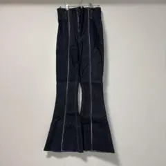 00s y2k archive flare denim スタッズ 格子柄 - メルカリ