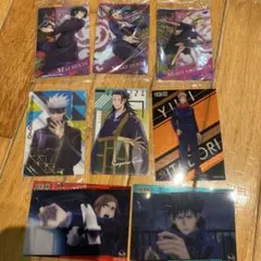 呪術廻戦 五条悟、夏油傑、虎杖悠仁、伏黒恵、釘崎野薔薇カードセット