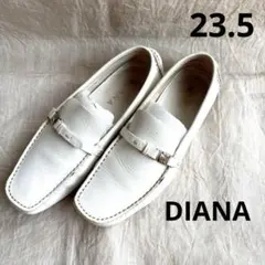 DIANA ダイアナ ドライビングシューズ 23.5 白のサムネイル
