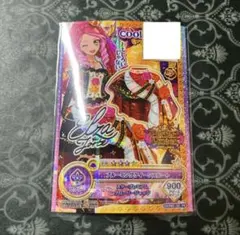 アイカツカード オンパレード エルザ サイン入り PR