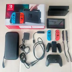 Nintendo Switch本体 付属品完備 プロコン 有線LANアダプター