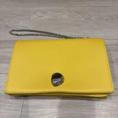 ZARA TRF イエロー ショルダーバッグ