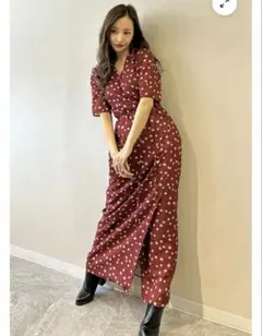 新品未使用】ROSYLUCE JAQUARED FRILL DRESS - メルカリ