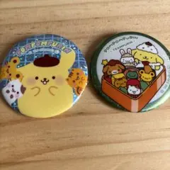 ポムポムプリン 缶バッジ 2個セット サンリオのサムネイル