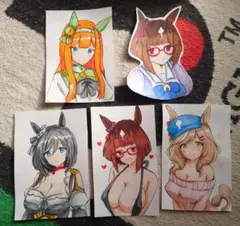 即購入❌　ウマ娘　手描きイラスト　ファンアート
