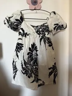 ZARA ハワイアン　半袖ワンピース XS