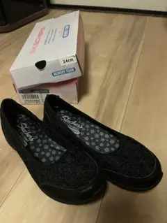 Skechers メモリーフォーム フラットシューズ 24cm
