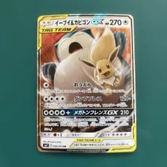 イーブイ＆カビゴンGX RR SM9 タッグボルト 066/095