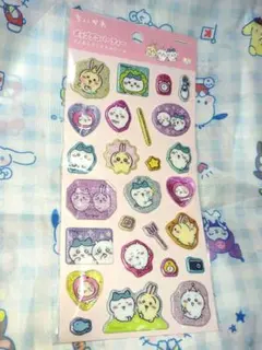 ちいかわ ポップデコパーティー ラメきらクリスタルシール うさぎ ハチワレ