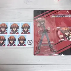20日まで値下げ中‼️遊戯王GX アクスタ 缶バッチ 証明写真 遊城十代