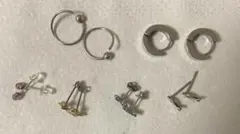 ピアス　ファッションピアス　6組セット　スタッドピアス　フープピアス　新品2組