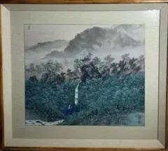 肉筆風景　四季山水【無三】直筆印あり 肉筆日本画四季山水【無三】直筆印あり|mercari商品代購│mercari