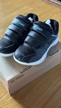 YONEX バドミントンシューズ 19.0cm ブラック/ブルーのサムネイル