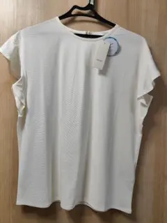 【新品】DRESKIP SHOO ICE フリル袖シャツ ホワイト