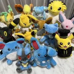 ポケモンfit ぬいぐるみ　まとめ売り　ブイズ　ポケモンカフェ　セット