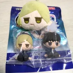 呪術廻戦　フェイスぬいぐるみキーホルダー　じとっと　七海建人　灰原雄